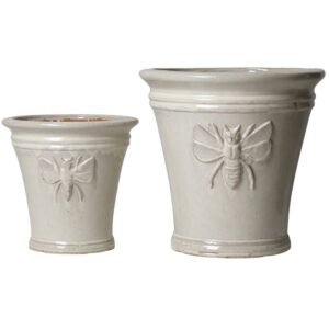 donice z ważką ceramiczne